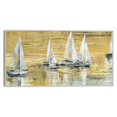 thumbnail image 1 of Cuadro Decorativo - vela dorada Jr  Impresión en canvas, estrechado, 1 of 2