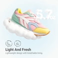 thumbnail image 4 of BURUDANI Girls Sneakers Lace-up Tennis Running Casual LilLegends Lightweight Classic Walking Shoes for Little/Big Kid, 4 of 6