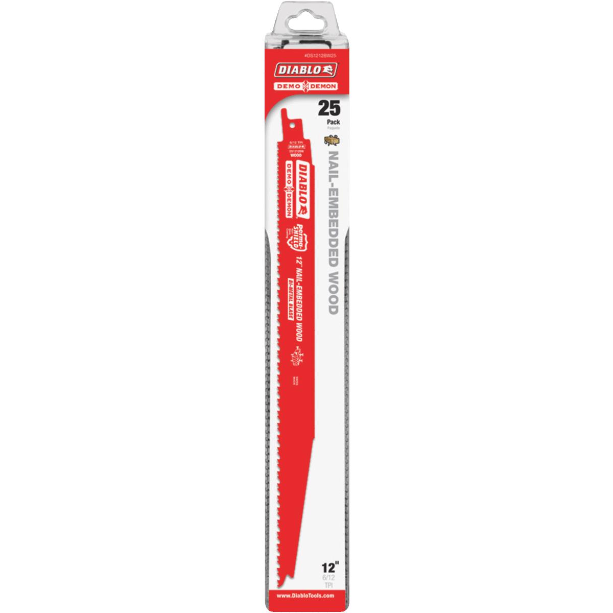 Freud DS1212BW25 Demo Demon Bi-Metal Reciprocating Blade, 12"