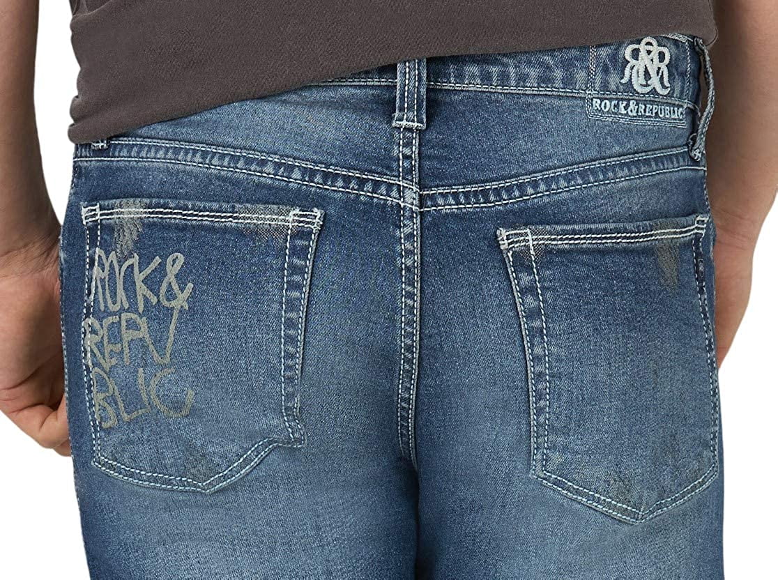 Rock & Republic Men's Straight Leg Jean with Ultra Comfort Denim