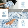 thumbnail image 3 of Haperlare Modern Area Rugs Machine Washable Abstract Ultra-Thin Stain-Resistant Rugs for Bedroom Blue Mottled Painting Rugs for Kitchen,4'x6', 3 of 7