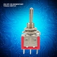 thumbnail image 1 of Toggle Switch, Double Pole ON OFF ON Toggle Switch Easy Assembly 3 Position  For Appliance For Industry For Automobile, 1 of 8