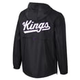 thumbnail image 3 of Unisex Stadium Essentials Black Sacramento Kings Compete Quarter-Zip Hoodie Jacket, 3 of 3
