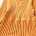 thumbnail image 4 of YTDSCS Kids Baby Spring Fall Sweater Dress for Girls,1-9T Toddler Knitted Long Sleeve A Line Princess Dresses Kids Little Solid Color Pullover Party Dress, 4 of 9
