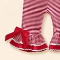 thumbnail image 5 of JUMEYU Baby Girl Romper Short Sleeve Baby Girls One Packs Breathable Romper with Sleeves Romper Newborn To Infant 0 3 6 9 12 18 24 Months (Wine,6-12 Months), 5 of 5