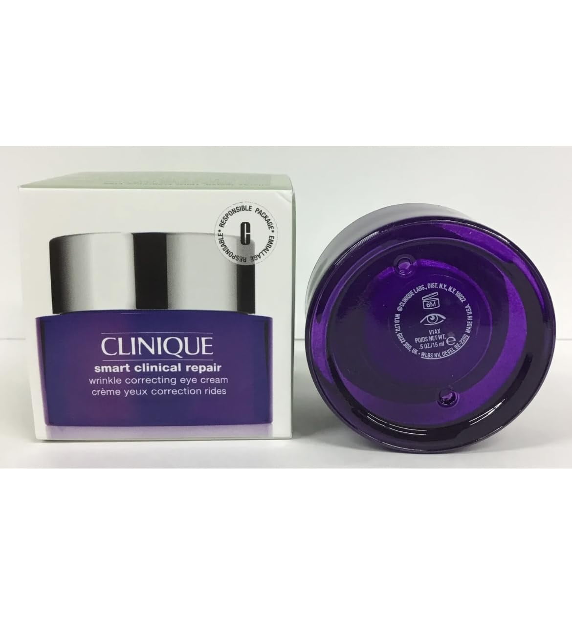 Clinique, Moisturizer Smart Clinical Repair Wrinkle Correcting Cream, 0.5oz/15ml