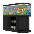 thumbnail image 6 of Aukfa 55-75 Gallon Fish Tank Stand with Storage & Charging Station, Heavy Duty Aquarium Stand for Turtle/Reptile, 880LBS Capacity,Black, 6 of 8