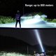 thumbnail image 3 of Muyoka Linterna LED MTFun P100 Resalte Reflector LED 8000LM Foco con batería de 1200mAh IPX4 Antorcha impermeable 4 modos de iluminación para acampar Pesca nocturna Senderismo Muyoka Hogar, 3 of 6