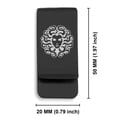 thumbnail image 2 of Stainless Steel Mythical Medusa Head Classic Slim Money Clip Credit Card Holder, 2 of 2