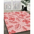thumbnail image 2 of Ahgly Company Indoor Rectangle Patterned Valentine Red Area Rugs, 3' x 5', 2 of 6