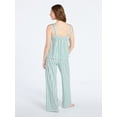 thumbnail image 3 of Joyspun Women's Cotton Wide Strap Tank and Pant PJ Set, 2-Piece, Sizes XS to 3X, 3 of 5