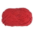 thumbnail image 1 of Chenilla Hilo Terciopelo Manta Hilo 100g/3.5oz 6 Súper Voluminoso Poliéster Suave Tejido para Ganchillo Tejedura Bolsos Bufanda Sombrero, Rojo, 1 of 7