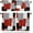 Color Blocksoa2477, variant on Spring Rod Pocket Kitchen Curtain Valance and Tiers Set,Floral Watercolor Vintage Flower 3 Piece Rod Pocket Kitchen Window Treatment Curtain Tier and Valance Set 24" Long