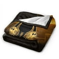thumbnail image 2 of Bendy And The Ink Machine Blanket, Horror Game Throw Blanket For Bed Sofa Couch, Super Soft Flannel Blanket For Bedroom Livingroom, 80"X60", 2 of 9