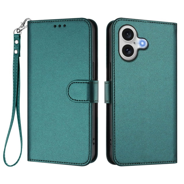 Funda Cartera GANGXUN para iPhone 17 – Cierre Magnético, Protección RFID, Correa Desmontable, Compatible con Carga Inalámbrica