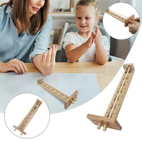 CXK99 on Clearance Wooden Stick Ball Game, Shoot the Moon Table Challenge, Party Drinking Game for Family and Friends
