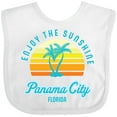 thumbnail image 3 of Inktastic Summer Enjoy the Sunshine Panama City Florida in Blue Boys or Girls Baby Bib, 3 of 4