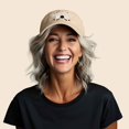 thumbnail image 3 of Dalix Hockey Mom Embroidered Womens Cotton Dad Hat Baseball Cap Adjustable in Khaki, 3 of 5