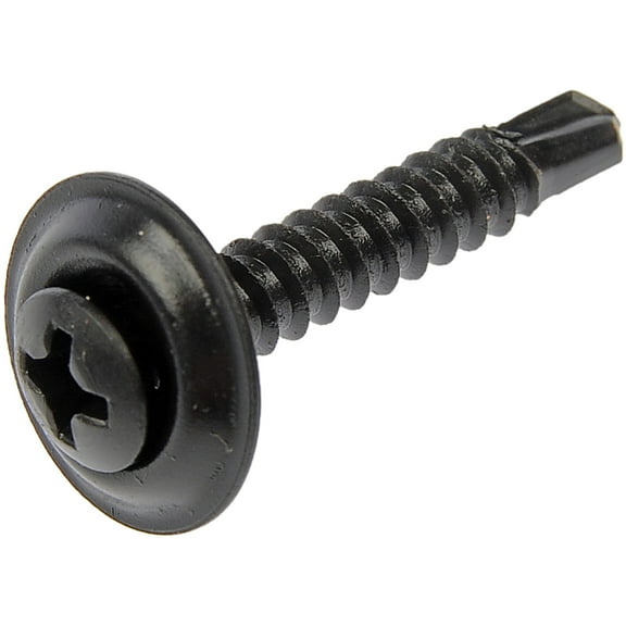 Dorman 700-153 Trim Screw - Black Countersunk - No. 8 x 1 In. (Pack of 50)
