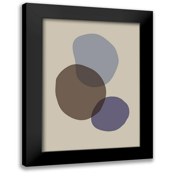 Artographie Studio 18x24 Black Modern Framed Museum Art Print Titled - Organic Shapes 05