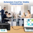 thumbnail image 4 of OFEFE USB Extender Cord 3.3FT 3 Pack - SuperSpeed USB 3.0 Extension Cable, 5Gbps Data Sync & Charging Cable, USB A Male to Female Extension for Hard Drive, Flash Drive, Webcam, PS5, 4 of 6