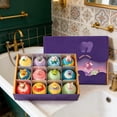 thumbnail image 4 of Bombas de baño para niños con juguetes sorpresa en su interior: Set de bolas de baño efervescentes para una hora de baño divertida: Juguetes de baño coloridos y suaves para niños., 4 of 5