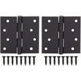 thumbnail image 3 of Stone Harbor Hardware 4" Door Hinges, Square Corner, Oil-Rubbed Bronze, 2-Pack, 3 of 4