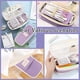 thumbnail image 4 of Estuche escolar de color morado claro, multifunción de gran capacidad, estuche escolar, organizador de papelería para bolígrafos de maquillaje, estudiantes de secundaria, niñas, niños, adultos y adole, 4 of 5