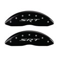 thumbnail image 3 of MGP 4 Caliper Covers Engraved Front & Rear SRT Black finish silver ch Fits select: 2005-2006,2012 CHRYSLER 300C SRT-8, 3 of 6