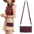 thumbnail image 1 of Compatible With Oneplus 10 Pro 5g Case, Lanyard Crossbody Neck Strap Phone Case Wallet Magnetic Leather Cover, 1 of 1