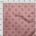thumbnail image 2 of oneOone Cotton Poplin Peach Fabric Floral & Texture Dress Material Fabric Print Fabric By The Yard 56 Inch Wide, 2 of 4