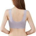 thumbnail image 2 of Spdoo Women Plus Size Lace Bra Gray Front Closure Padded Push up Bra, 2 of 8