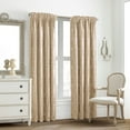 thumbnail image 5 of Zorlu USA, Inc. Glenview Rod Pocket with Pencil Pleat Window Panel Cream 108" 108 Inches, 5 of 5