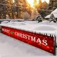 thumbnail image 4 of Christmas Decoration!Giyblacko Large Merry Christmas Banner Double Printed Xmas Decoration Snowman Christmas Tree Hanging Santa Holiday Party Home Decor For Outdoor Indoor Yard Garden Porch, 4 of 9