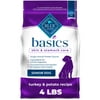 Blue Buffalo Basics Skin & Stomach Care Turkey and Potato Dry Dog Food for Senior Dogs, Whole Grain, 4 lb. Bag