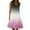 Pink, variant on Summer Dresses for Women 2025, Womens Summer Round Neck Print Sleeveless Beach Dress(Blue,L)