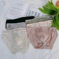 thumbnail image 5 of CENL Men Low-rise Underwear Sexy Ice silk Briefs Boxer Underpants Breathable U Convex, 5 of 9