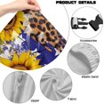 thumbnail image 7 of SCRAWLGOD Highland Cow Sunflower American Flag Print Print Gaming Chair Cover with Armrest Cover, Washable Seat Cover with Armrest Cushion Breathable Protective Slipcover for Gaming Rotating Chair, 7 of 7