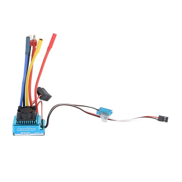 ESC Sin Escobillas, Resistente Al Agua, Fácil Reinicio, Regulación De Potencia De Freno, Controlador Electrónico De Velocidad RC A Prueba De Polvo Para Coche 1/10 RC