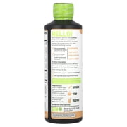 Barleans Ginger Peach Swirl 16 oz - Vegan Omega 3, Algae Oil, 630 mg EPA & DHA