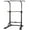Black, variant on Adjustable Height Iron Multi-Function Power Tower Dip Station, with PU Elbow Protection Pads for Home Gym Strength Training, Orange
