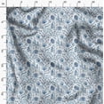 thumbnail image 3 of Soimoi Cotton Poplin Blue Fabric By the Yard - 42 Inch Wide - Florals Print Fabric - Elegant and Timeless Patterns for Fashion and Home Decor Printed Fabric, 3 of 6