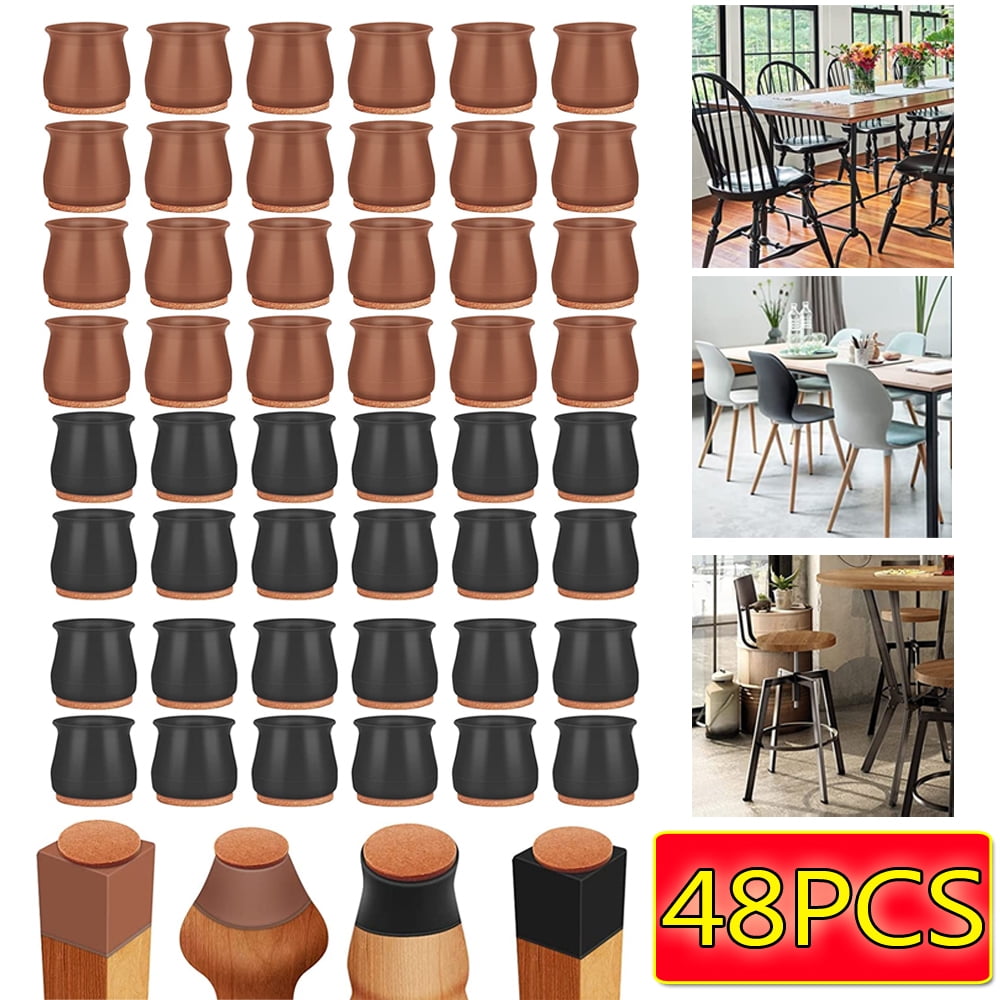 Silicone Chair Leg Protectors for Hardwood Floors Table feet Covers for
