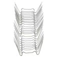 thumbnail image 1 of Greenhouse Glazing Clips for Aluminium Greenhouse Care, Stainless Steel W Type Clip Additional Security, Multi-Layer Boards Spare Part Needed for Typhoon Protection (50 Pieces), 1 of 5