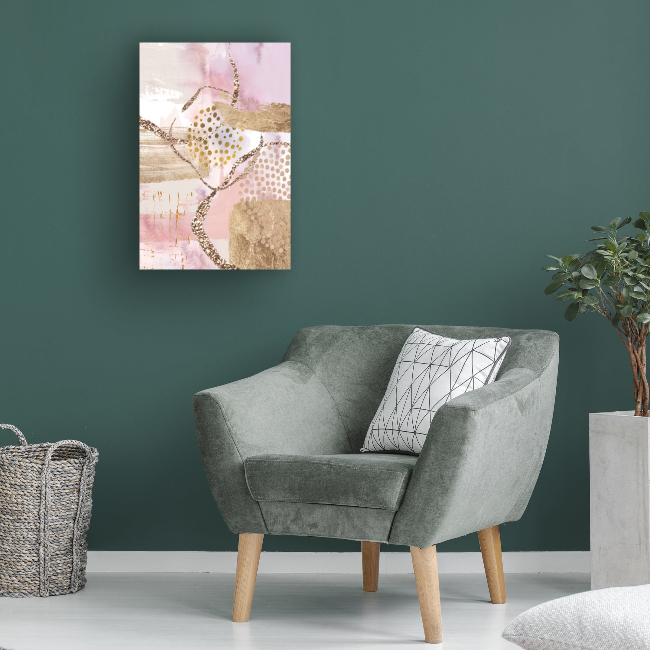 Trademark Fine Art Sally Ann Moss Golden Sunrise 2 Canvas Wall Art