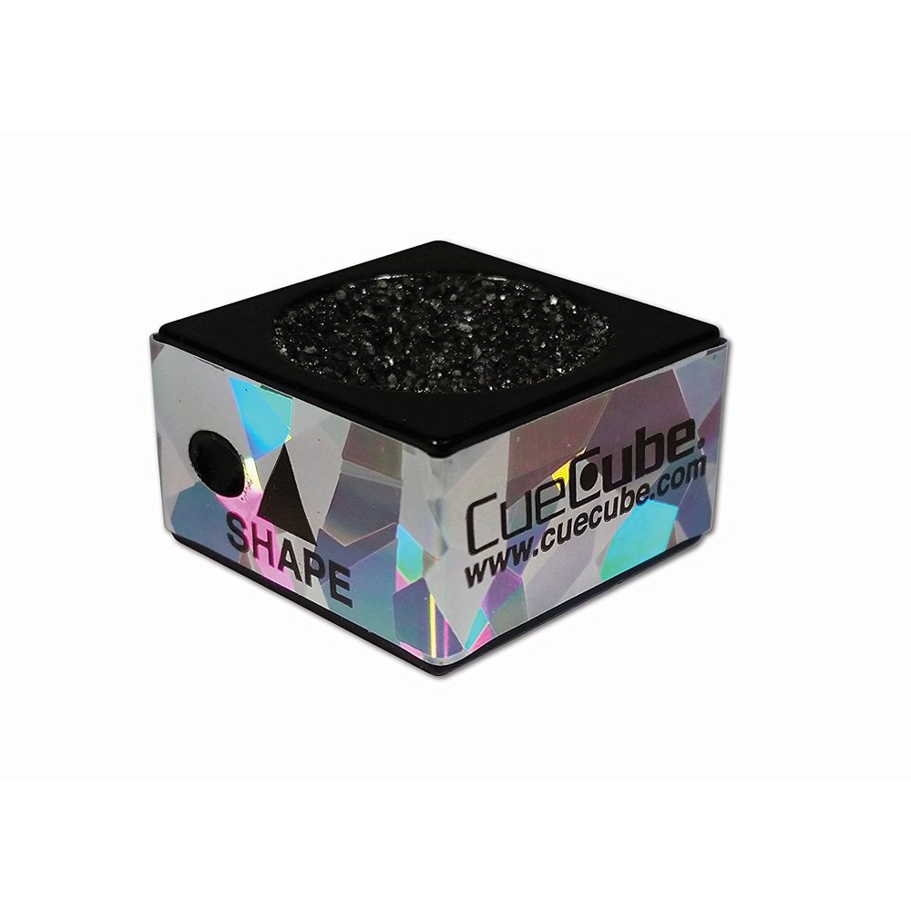 Cue Cube Pool Cue Shaper and Scuffer Black