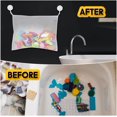 thumbnail image 2 of ToeZee Bath Toy Organizer Bag with Suction Cups Mesh Toys Organizer Bag Keeps All of Your Toddlers Favorite Bath Toys in One Convenient Location Bath Toys Bag Easily Sticks to The Wall, 2 of 7