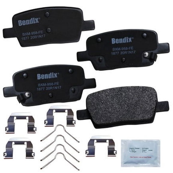 Bendix CFM1877 Copper Free Premium Brake Pads Fits select: 2019-2020 CHEVROLET TRAVERSE, 2017-2019 GMC ACADIA