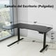 thumbnail image 2 of Escritorio Eléctrico en L 59" Ajustable para Home Office,Mesa Ergonómica con Memoria Programable, Motor Silencioso y Sensor Anti-Colisiones, 150 x 100x 68cm（Negro）, 2 of 7