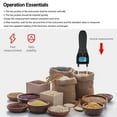 thumbnail image 2 of Grain Moisture Meter,Meter Water Use Probe Tester Wheat Lcd Moisture Meter Wheat Rice Bean Tester Wheat Rice Water Use Probe Rice Bean Soybean Moisture Meter Water Use Probe Tester, 2 of 7